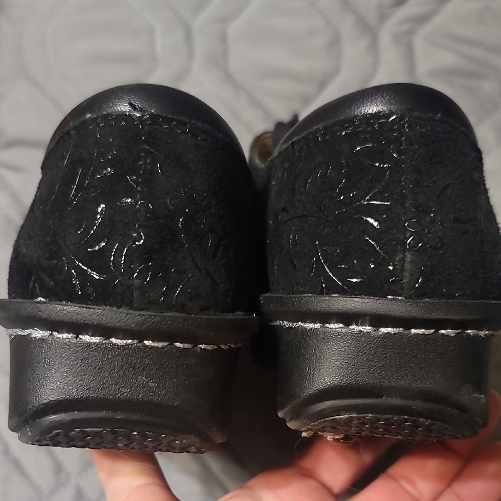 Alegria Black Lace-Up Shoes - Picture 8 of 9